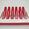 Gold Lip Gloss Birthday Limited Edition Holiday Matte Lipstick Valentine Lip Gloss Mini Kit Lip Cosmetics 6 Colors Set Dhl4525248