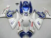 Kit de carenagem de moldes de injeção 7gifts para SUZUKI GSXR600 GSXR750 2006 2007 azul branco GSXR 600 750 06 07 FF46