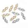 New Trendy Gold Plated Sunflower Infinity Diamante Alloy DIY Charm 200 PCS Wholesale