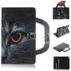 Tablettfodral för Lenovo Tab 3 8 Plus P8 TB-8703F Handtaget Flip Cover Stand Wallet Wallet Colored Ritning Tiger Lion Wolf Coque283Z