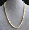 New Arriver Genuine Pearl Jewellery,18inches 6-7mm Genuine White Color Freshwater Pearl Necklace,Wholesale,Free Shipping