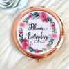 Tom Compact Mirror With Epoxy Sticker New Cosmetic Pocket Mirror Makeup Compact Silver Color for DIY Decoden #M070S