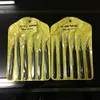 6 stks ESD-pincet Set Professionele roestvrijstalen schuine tip pincet, precisie Sharptweezers De perfecte combinatie, schoonheid wenkbrauw pincet