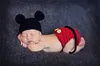 Pasgeboren Gebreide Kostuum Hoeden Baby Boy Haak Fotografie Props Baby Outfits Cartoon Ontwerp 0-3Months