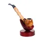 Bamboo Pipe Green Sandalwood Pole Straight Bucket Removable and Washable Pass Smoking