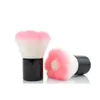 Nouveau Belle Excellente Fleur Rose Visage Unique Brosse Kabuki Blush Poudre Brosse Cosmétiques Joue Maquillage Brosse