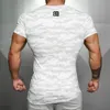 2018 New Gyms body engineers Design Uomo Novità Maglietta da uomo Moda Maglietta di seta da latte Maglietta da uomo casual a maniche corte