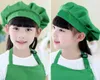 10 Colors Kids Aprons Pocket Craft Cooking Baking Art Painting Kids Kitchen Dining Bib Kitchen Supplies