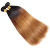 Ishow 10a Ombre Kolor Raw Hair Weves Extensions 3 Bundle z zamknięciem 1B30 T1B99J Wave Body Human Hair proste T1bbug Purple4250068
