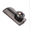 T667-Dual Lens Driving Recorder 4 Polegada DVR DVR Full HD Visão Noite Invertendo Imagem de 170 Graus Detecção de Movimento Carro Dashcam