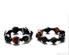 Venda por atacado - Wrap pulseira de ágata de seda para homens e mulheres estilo brasileiro Natural vento único bead jóias casal pulseira de jade