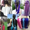 Synthetic Braiding Hairs Crochet Braids Hair Extensions one piece 82 inch Kanekalon Fiber braid 165g/piece pure color Jumbo Braid xpression