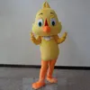 2018 venda quente dos desenhos animados pintainho amarelo mascote pouco bonito aves fantasia costume traje kit mascotte tema fancy dress carniva traje