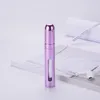 Deluxe Travel Refillable 12 ml mini Metal Aluminum Spray Perfume Bottle Atomizer Cosmetic Container LX2270