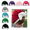 Tendance Belle Bébé Coiffe Automne Hiver Chapeaux Filles Oreilles De Lapin Noeud Hedging Caps Enfants Indien Chapeau Toddler Nouveau-Né Coton Photo Props Cap