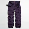 Tactical Army Cargo Spodnie Mężczyźni I Kobiety Bawełniane Luźne Worki Spodnie Casual Hip Hop Joggers Military Pant Camouflage 8 Pocket