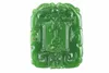 Entrega gratuita - bela (exterior da Mongólia) jade mão-carved duplo dragão cartão de cintura (acesso seguro) boa sorte. Um colar retangular pend