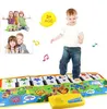 Tangentbord Touch Spela tangentbord Musikmusikinstrument som sjunger Gymmattan Mat barn Baby present Musikleksaker för barn8640540