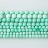 Perles d'amazonite en pierre naturelle de 8mm perles rondes en vrac 6mm 8mm 10mm 12mm pour la fabrication de bijoux collier bracelet à bricoler soi-même