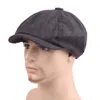 2018 New Fashion Gentleman Octagonal Cap Newsboy Beret Hat Autumn And Winter For Men039s Male Models Flat Caps9021647
