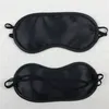 DHL Free Black Eye Mask Shade Nap Cover Blinddoek Masker Voor Slaap Reizen Zachte Polyester Maskers