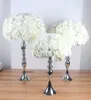 Konstgjord blomma boll 40-45cm DIY Alla slags blomma Head Wedding Silk Flower Decoration Wall Hotell Shop Window Tillbehör