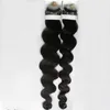 7A Micro Loop Human Hair Extensions 200g 2 Pack Micro Loop Ring Länkar Remy Body Wave 100% Real Human Hair Extensions