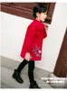 Mädchen-Kleider, Neujahr, chinesischer Cheongsam-Stil, dick, warm, Neujahr, Baby-Mädchen, langärmelig, Prinzessinnen-Kleider für 2–8 Jahre, 2 Farben