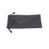 whole 20pcslot Glasses Case Soft Waterproof Plaid Cloth Sunglasses Bag Glasses Pouch Eyewear Accessories Black Color shi3048118