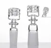 2018 DHL Diamond Knot Quartz Nail Domeless med frostat led, har också den här stilen Quartz