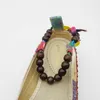 زائد size42 عارضة الأحذية المسطحة النساء الشقق اليدوية مطرز الكاحل الأشرطة متعطل zapatos موهير ريترو الاثنيه المطرزة Shoes000