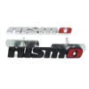 Chrome Nismo Auto Car Stickers الأمامي الشارة الشارة تصميم سيارة لنيسان تيدة تينا أفق Juke X-Trail Almera Qashqai