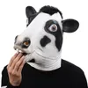 Halloween Full Face Overhead Funny Cosplay Masquerade Fancy Cow Mask Dress Up Latex Carnival for Party Mask