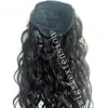 120g 미용 조랑말 꼬리 Hairpieces Drawstring Ponytails 빗 포니 테일 느슨한 웨이브 머리카락 연장 연장 클립에 흑인 여성을위한