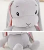 Sevimli Şanslı Tavşan Bebekler Peluş Oyuncaklar Yumuşak Dolması Hayvan Bunny Bebek Çocuk Hediye 25 cm 50 cm 70 cm pembe beyaz gri