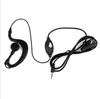 10pc 1 Pin 2.5mm Jack G Shape Headset Earpiece PTT Mic For Retevis RT-388 RT-628 Walkie Talkie