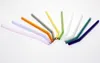 18cm*8mm Reusable Glass Drinking Straws Eco-Friendly Dinking Straws Bent Straight Milk Cocktail Straw