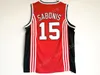 Arvydas Sabonis Jerseys 15 Basketball CCCP Team Russia College Jerseys Men Red Team Color All Sttitched Sports Top Quality On