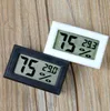 Inbäddad sondelektronisk hygrometer Digital temperatur Fuktighet Mätare Thermo Mini Display PET ELEKTRONISK TIRLESS Termometer LX4145