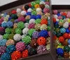 100 stücke Mixed Disco Ball Pflastern CZ Kristall Spacer Perlen Armband 8 10 12mm für Schmuck machen