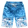 Snabbtorkande shorts Män Badkläder Mäns Surf Swim Boxer Trunks Beach Fritid Sport Pocket Solid Baddräkt Briefs Zwembroek Man 4XL