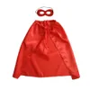Superhero мыс 21inch * 27inch оптовой сатин окрашенные ткани ребенка пользу косплей мыс Хэллоуин Рождество супергерой косплей одежды