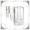 Glass Ash Catcher 14mm 18mm 18.8mm 14.4mm with Showerhead Dropdown Recycler Glass ashcatcher for glass water pipes smoking bongs smoking accessories bubbler