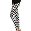 Leggings causali 2018 Womens Stripe Plaid Stampa floreale Leggins fitness Pantaloni da discoteca Legging Feminino Jeggings Stampato Legging Donna