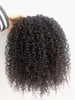 Cabelo Humano Remy Virgem Brasileiro Kinky Curly Trama Do Cabelo Macio Duplo Desenhado Extensões de Cabelo Não Transformados Natural Cor Preta