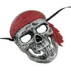 Halloween Pirate Character Cosplay Costume Accessories Mysterious Masquerade Party PVC Material Mask Gratis frakt