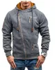 Mens Zipper Designer Hooded Hoodies Autumn Spring Clothes Fashion Athletic Sports Sweatshirts