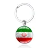 2018 Ryssland World Cup Fotboll Nyckelringar Key Ring 32 Länder Peru Sverige Tunisien Senegal Soccer Key Chains Souvenir fotboll