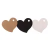 50pcslot 454cm Heart Shape Kraft Paper Card Wedding Favour Gift Tag DIY Tag Label Party Favor 3 Colors5793193