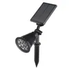 Solarpanel 7LED Spike Spot Light RGB Spotlight Landscape Garden Yard Path Lawm Solar Lamps Outdoor Grounding Sun Light5659911